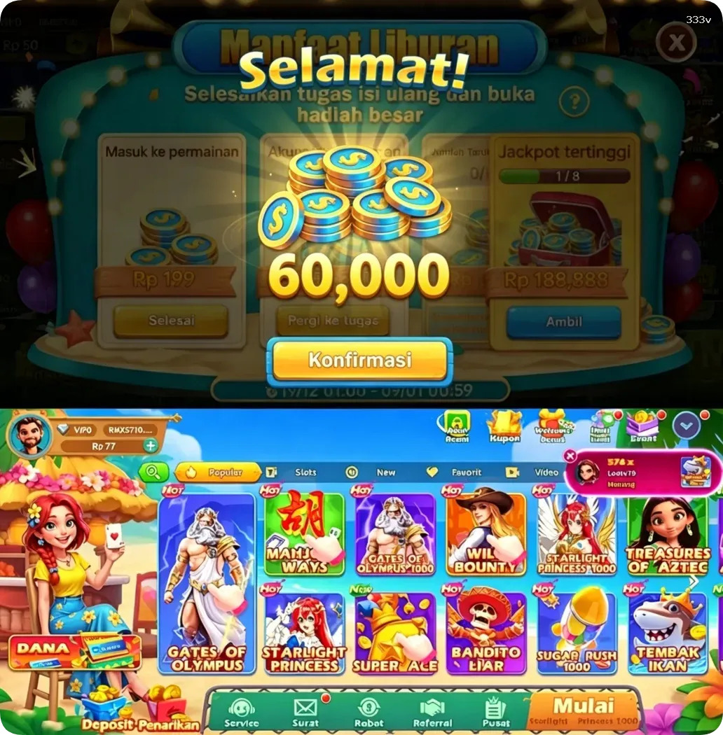 333v Masuk - 333v Resmi